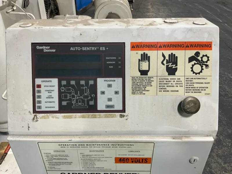 GARDNER DENVER 75 HP ELECTRA SAVER AIR COMPRESSOR  -  EAM99A