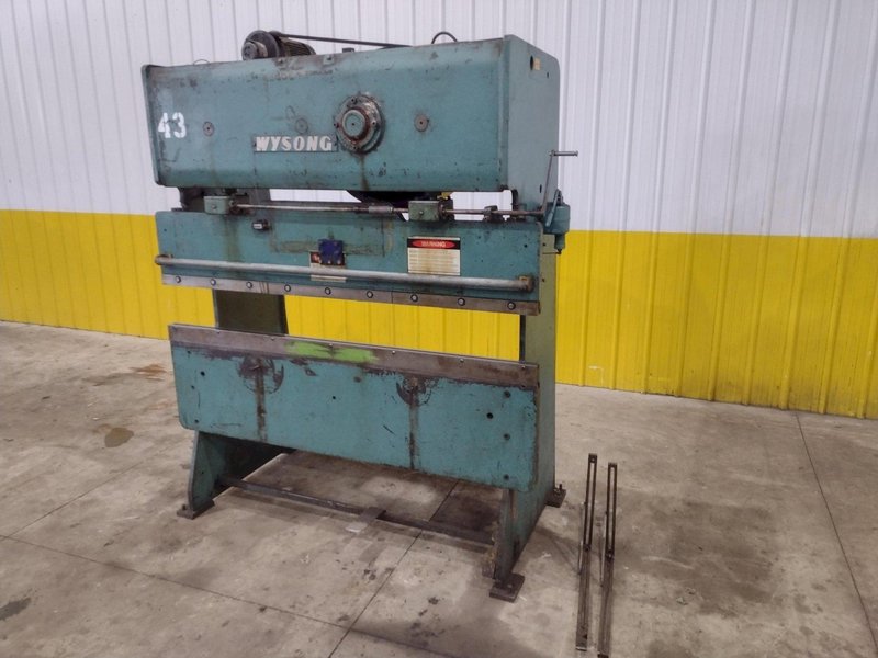 25 TON X 6&#039; WYSONG MODEL #2572 MECHANICAL PRESS BRAKE: STOCK #23464
