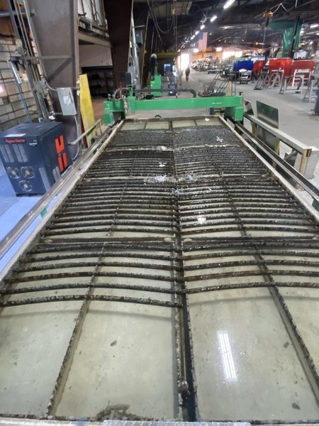 8’x22′ Hornet ProStar Plasma Table CNC Hypertherm HPR260XD, 2013 – Water Table