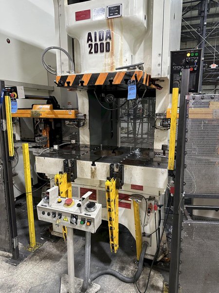 220 TON AIDA GAP FRAME METAL STAMPING PRESS