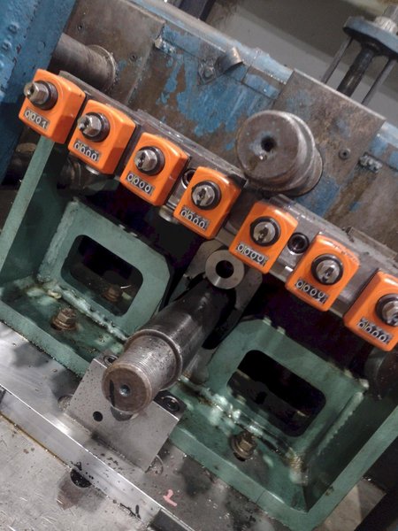 14 STAND X 2” TISHKEN MODEL #14-MW-2 ROLLFORMER 8" ROLL SPACE: YOBRO #24861