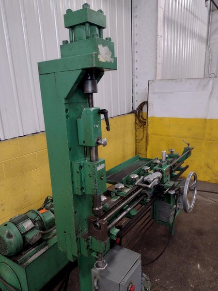 4-1/8&quot; X 48&quot; CARSON MODEL CHP-1H TUBE END PUNCH FORMING MACHINE: STOCK 17891