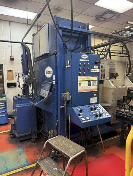 NORDSON POWDER COAT PAINT SYSTEM WITH FEEDER &amp; I-CONTROL. STOCK # 0980326