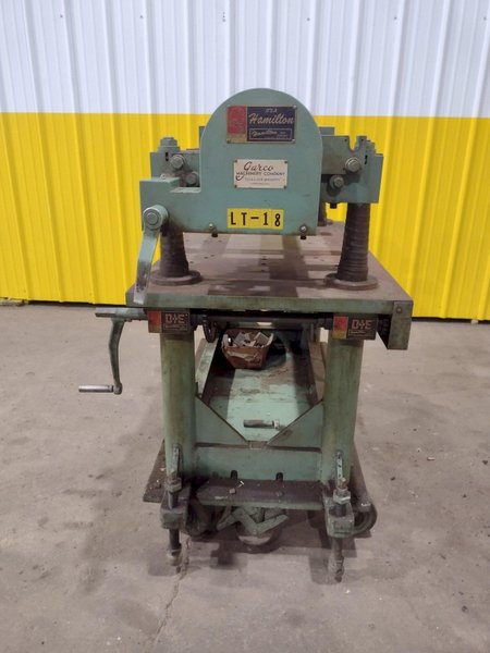 2500 LB X 25" X 31" HAMILTON MODEL #E3548 PORTABLE DIE SEPERATOR: STOCK #19412