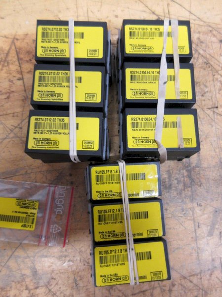 PH Horn Insertable Lathe Tooling, Carbide Inserts, Grooving and Boring Tools **New In Packaging**- Auction Item