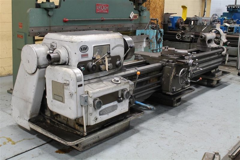 23&quot; X  96&quot; VDF GAP BED ENGINE LATHE:STOCK #61883