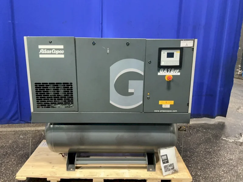 ATLAS COPCO 25 HP AIR COMPRESSOR  -  GA18FF A 125 FM