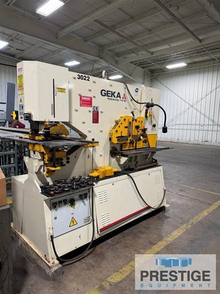 Geka Hydracrop 110/SD 120 Ton Geka Hydraulic Ironworker