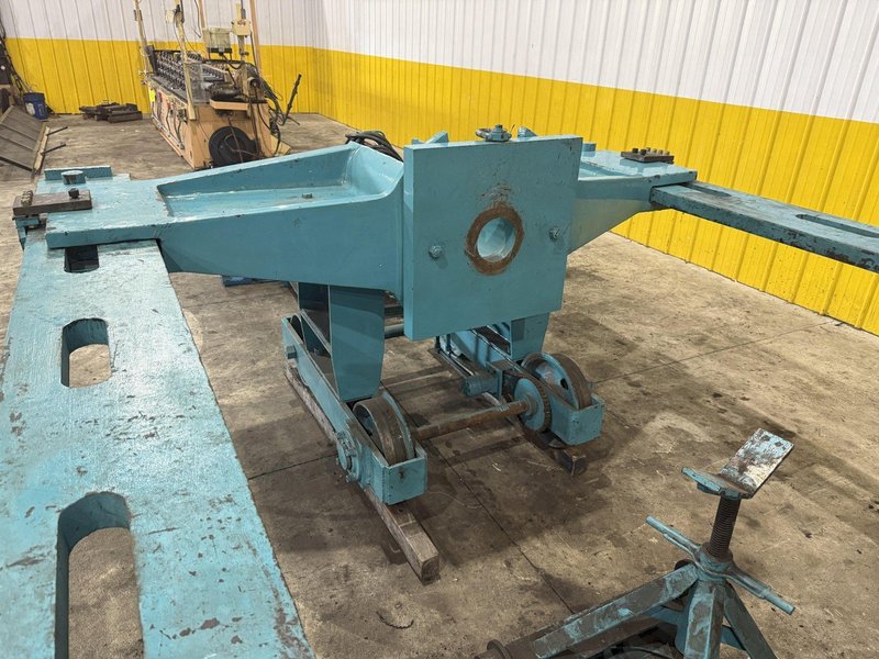 500 TON DRILL QUIP HORIZONTAL HYDRAULIC WHEEL PRESS WITH VICKERS HYDRAULIC UNIT: STOCK #23422