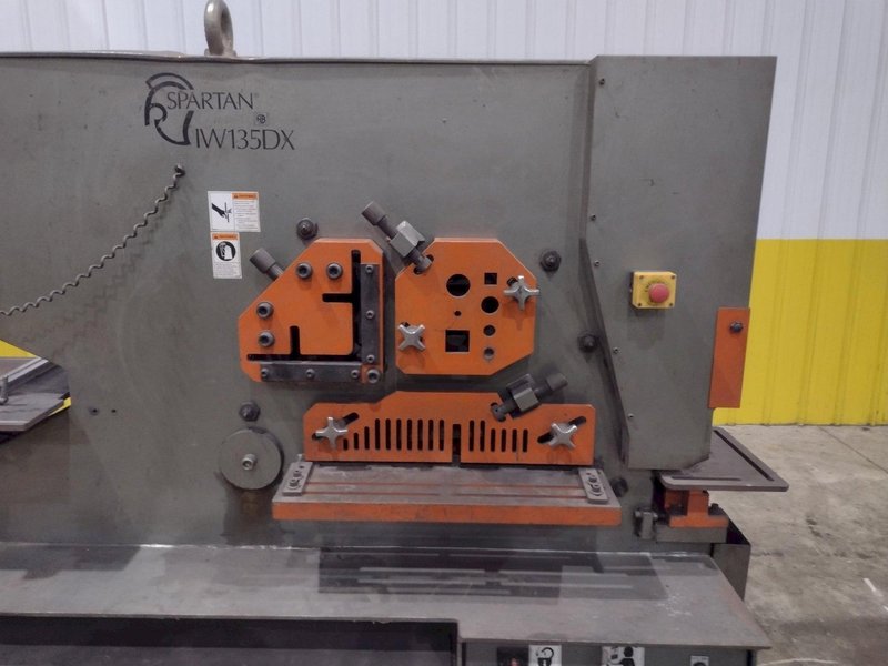 135 TON SPARTAN MODEL #IW135DX HYDRAULIC IRONWORKER: YOBRO #24716