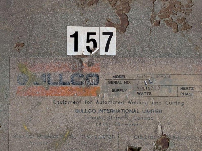 GULLCO MODEL #CBM-CHP-20 PLATE BEVELING MACHINE: YOBRO #24076