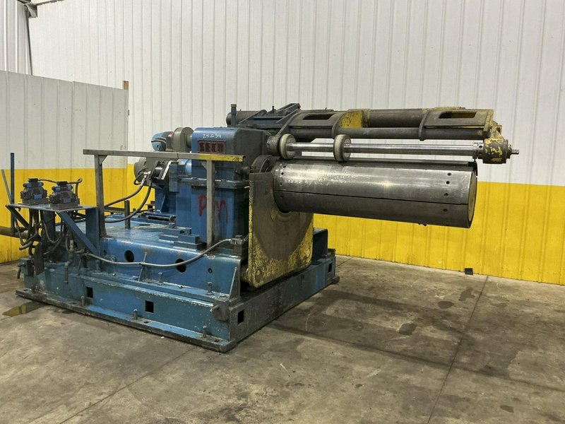 20,000 LB x 54" W X 53" OD SECO MODEL1860 MOTORIZED 100 HP COIL RECOILER: YOBRO #25239