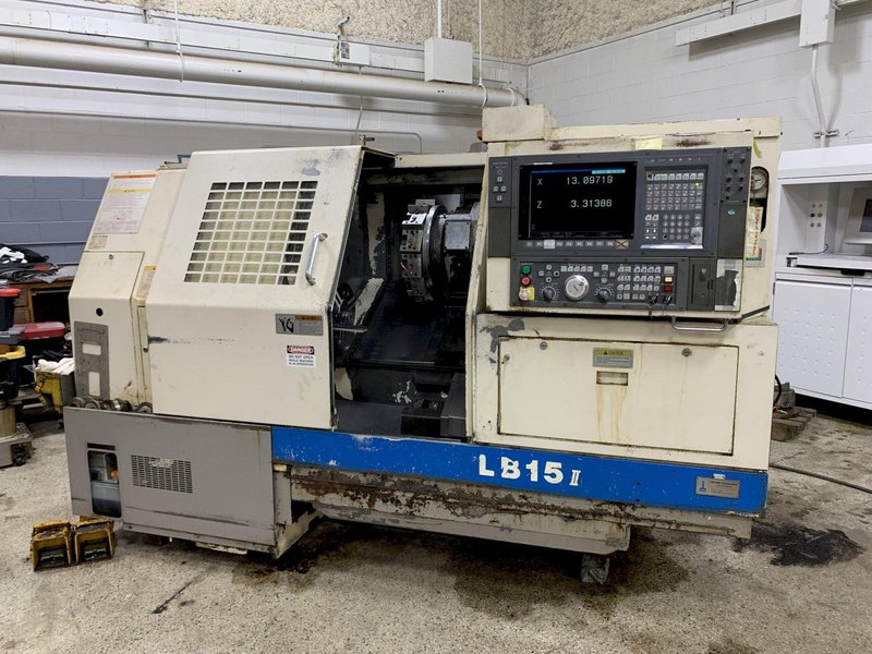 Okuma Model LB15ii "Big Bore" CNC Turning Center, S/N 2489, New Aug 1995.