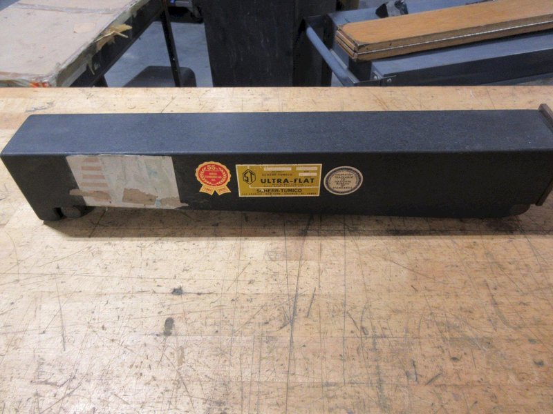 Scherr Tumico Ultra Flat Granite Sine Bar, and Collins Micro Flat Granite Square- Auction Item