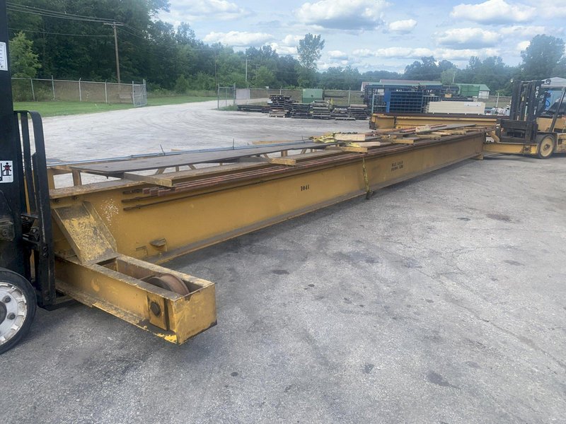 10 TON X 36' INDUSTRIAL CRANE &amp; EQUIPMENT CO TOP RUNNING SINGLE GIRDER CRANE: STOCK 13049