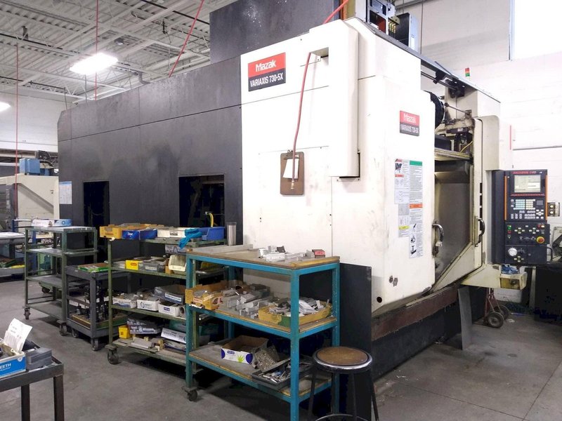 Mazak Variaxis 730-5X CNC UMC, 2004 – 5-Axis, Mazatrol Fusion 640M Control