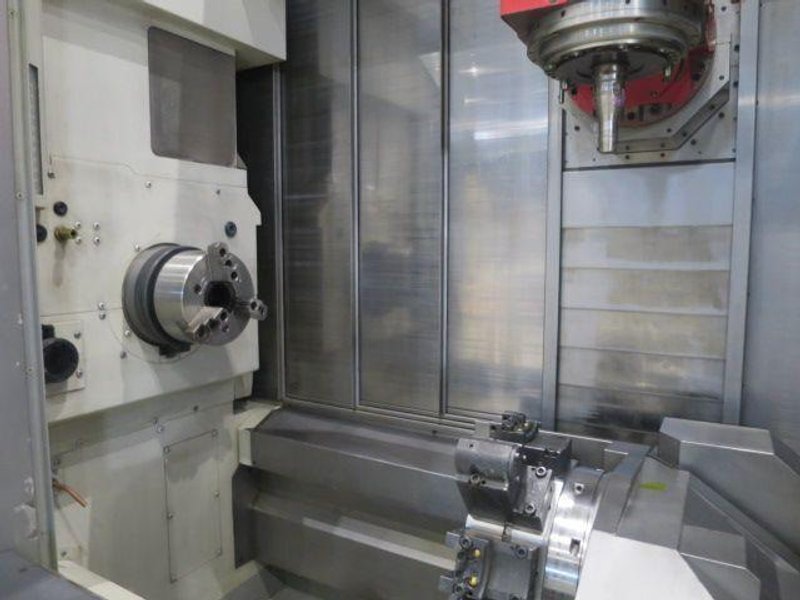DMG Mori Seiki NTX2000/1500S Multi-Axis CNC Lathe with Milling Spindle, Lower Turret.