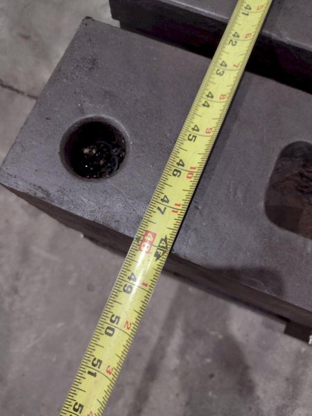 12&#039; X 4&#039; X 14&quot; T-SLOTTED FLOOR PLATE: STOCK #23503