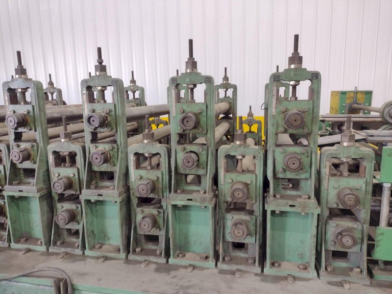 14 STAND X 3.5&quot; X 50&quot; ASC DOUBLE DECK DUAL HEIGHT PANEL ROLLFORMER: STOCK #14732