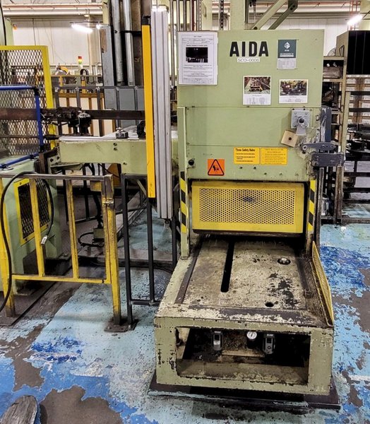 23.6" X 19.6" AIDA MODEL #BFA-60/50-30R AUTOMATIC BLANK FEEDER FOR PRESS LINE: STOCK #22204