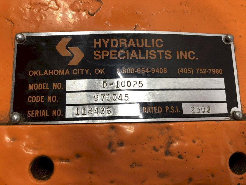 HYDRAULIC SPECIALIST MODEL V10025 MOTOR: STOCK #14243