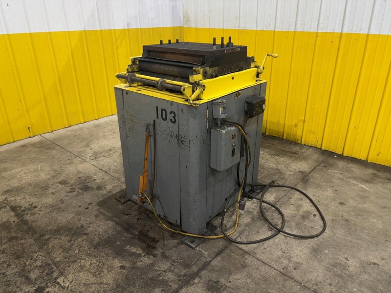 20&quot; X .160&quot; DURANT MODEL #HD-20 MOTORIZED COIL LEVELER STRAIGHTENER: STOCK #23244