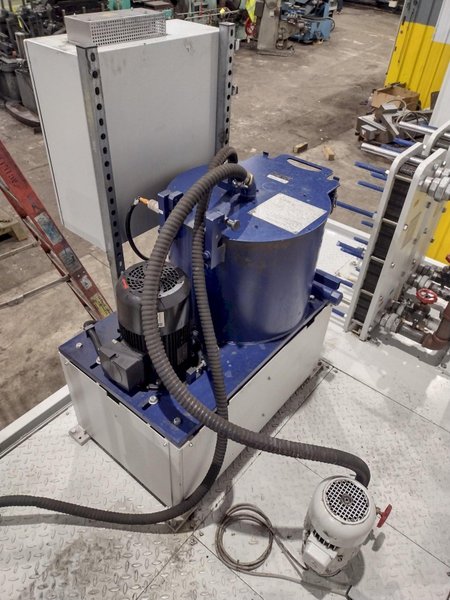 30 GPM ZYKLOMAT MODEL #AKBF-R CONTINUOUS COMPACT BELT FILTER, WITH TURBO-HKS CENTRIFUGE SEPERATOR: YOBRO #24734