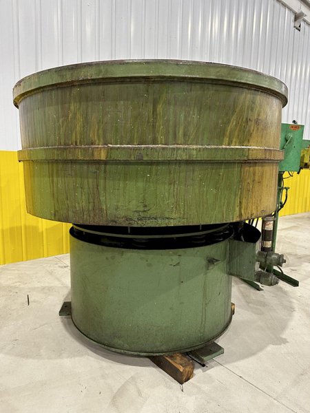 12 FT HAMMOND ROTO-FINISH MODEL #ST-12 ROTARY BOWL VIBRATORY PARTS DEBURRING FINISHER: STOCK #20064