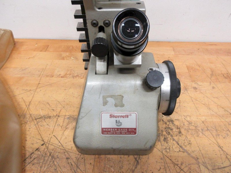 Starrett Weber Gage Division 18" Height Master with Optical Scope and Dust Cover- Auction Item