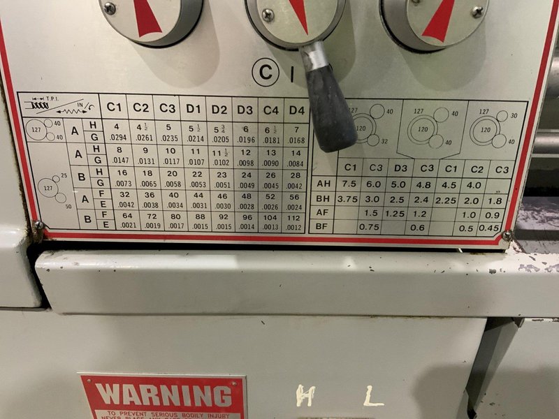 13" X 40" SHARP MODEL 1340 ENGINE LATHE: STOCK #80781