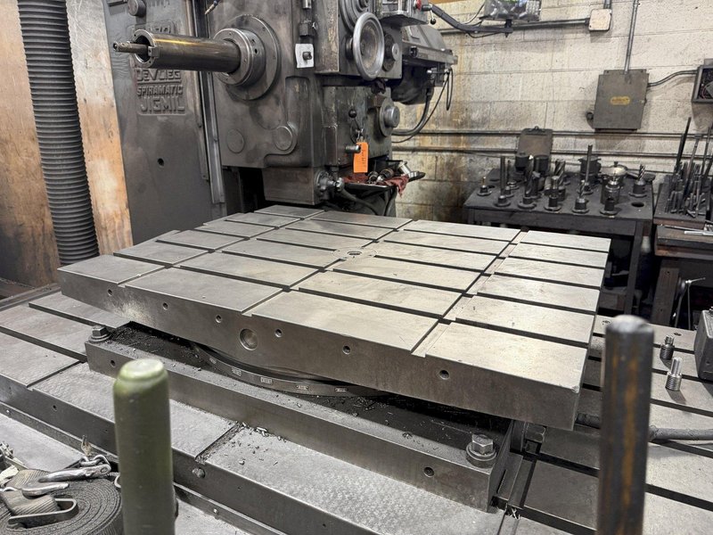 30" X 40" DEVLIEG AIR LIFT ROTARY TABLE. STOCK # 0221126