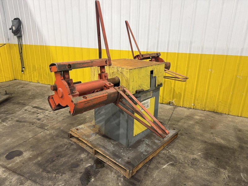3,000 LBS X 24" MARION MANUFACTURING DOUBLE END PULL OFF COIL REEL UNCOILER: YOBRO #26062