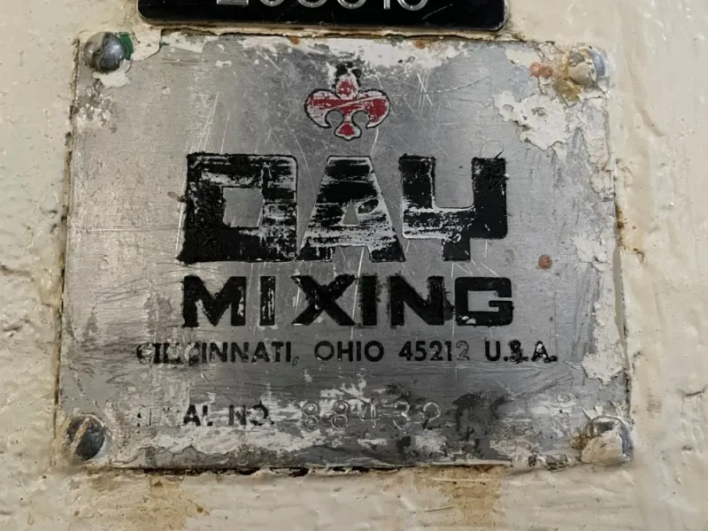 DAY MIXING 150 Gal Day Double Arm Mixer, S/S, 125#
