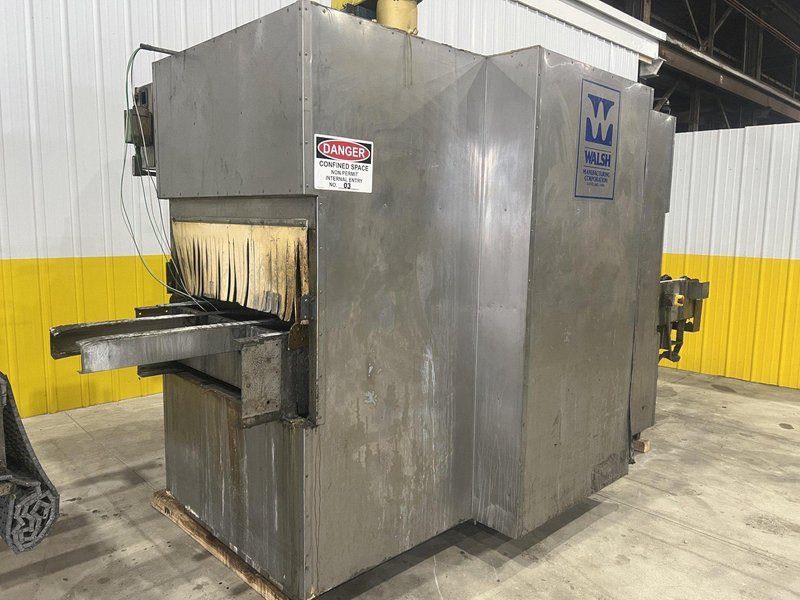 3 STAGE X 36&quot; X 18&quot; WALSH MODEL #AOE286 STEEL MESH-BELT PASS-THROUGH STAINLESS WASHER: STOCK #20166