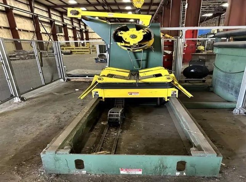 20,000 lbs. x 54 inch Coe Press Equipment Servo Coil Feed Line - Can be seen under power!