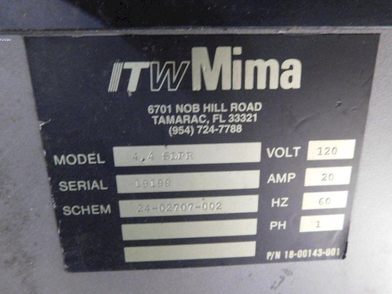 ITW MIMA 4 SERIES SHRINK WRAPPER. STOCK # 0881325
