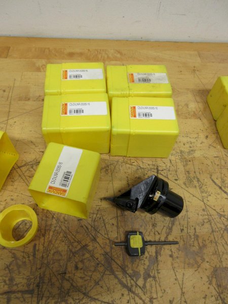 Sandvik/Jewell Group C5 Capto Mount Indexable Turning and Grooving Heads (11pcs) ***New In Packages***- Auction Item