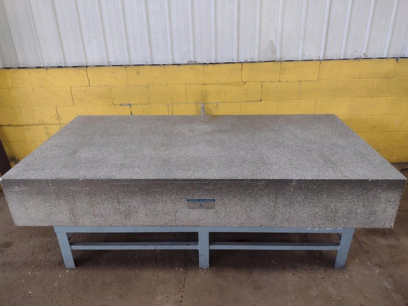 8&#039; X 4&#039; X 14&quot; ROCK OF AGES PRECISION LAYOUT INSPECTION GRANITE TABLE: STOCK #23802