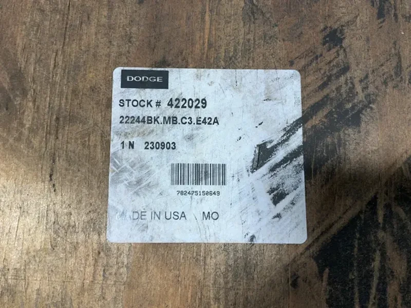 Dodge Roller Bearing - 22244bk.mb.c3