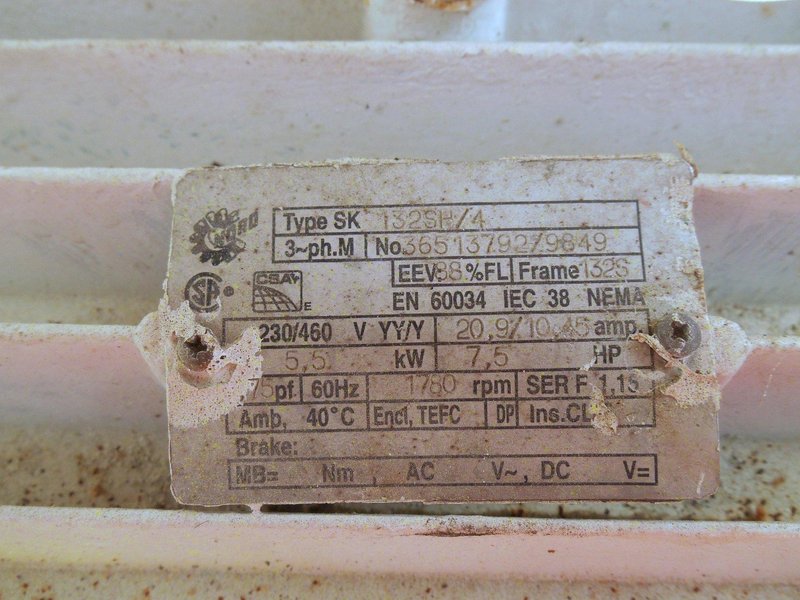 Waukesha Cherry-Burrel Votator II  ||  S.S. Scraped Surface Heat Exchanger