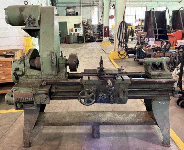 16" x 36" Greaves-Klusman Lathe, Chucks, S.R., Low Price