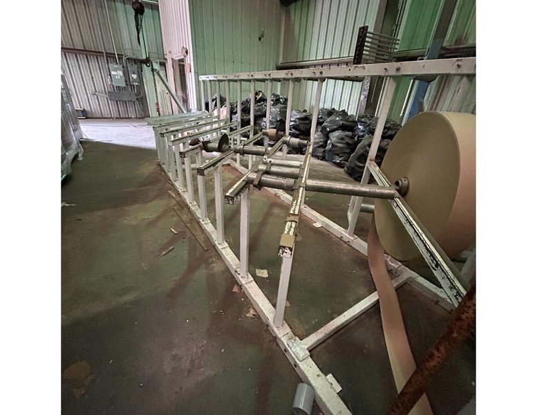 D’Andrea Double Paper Line Edgeboard Machine, 2024 – Reel Stand, Packaging Table