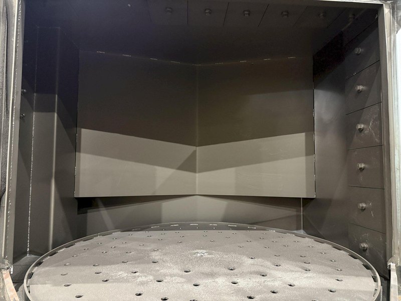 72” TABLE PANGBORN MODEL LK ROTOBLAST SHOT BLAST MACHINE: YOBRO #24357