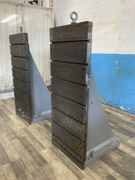 1 SET OF 24 1/2" X 60 1/2" X 30" ANGLE PLATES: STOCK #81462