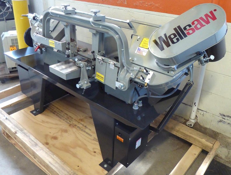 10" x 16" Wellsaw Horizontal Band Saw 1016, 1" Blade, Wet, 2 HP, New, In Stock