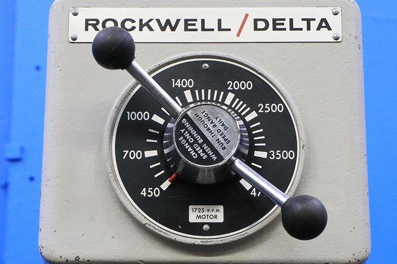 15&quot; ROCKWELL DELTA VARI-SPEED DRILL PRESS, MODEL 15-655
