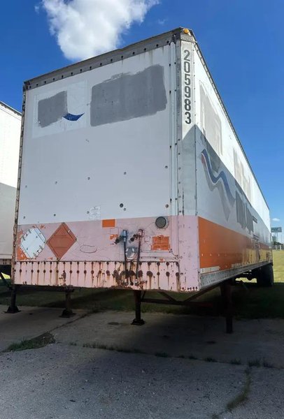 48&#039; WABASH SEMI-TRUCK TRAILER / STORAGE CONTAINER: YOBRO #24247