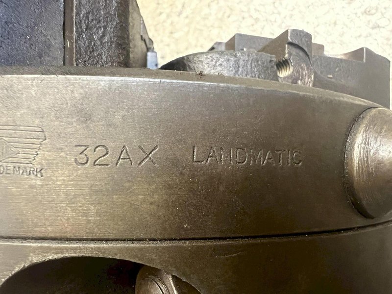 4&quot; LANDIS MODEL #32AX LANDIMATIC THREADING DIE HEAD: STOCK #18236