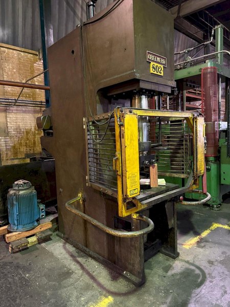 100 TON GREENARD MODEL SP100 C-FRAME HYDRAULIC PRESS, 24" STROKE: YOBRO #26283
