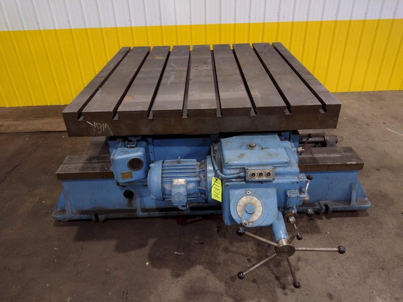 72" X 72" ASQUITH CROSS SLIDE POWER ROTARY TABLE: STOCK #11076
